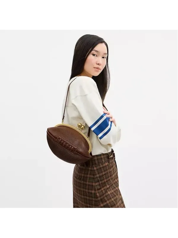 NEW Coach Football Kisslock Frame Bag CGP27 NWT IN HAND Ready to Ship - Image 12