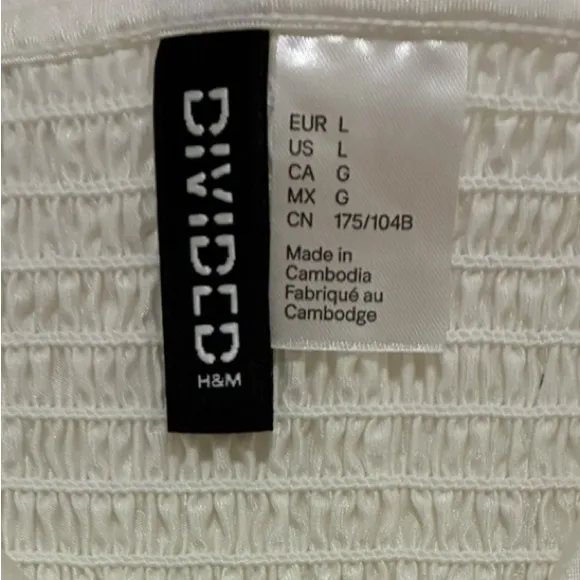 Divided Women's Cream Corset Bustier Top L - Image 10