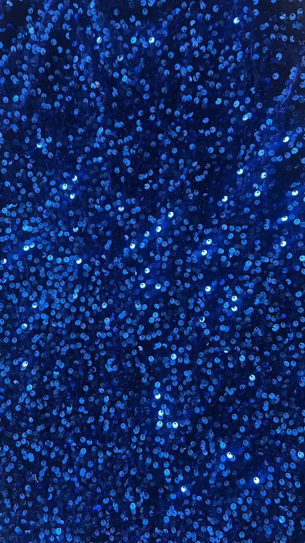Blue Sparkly Mini Dress - Image 2