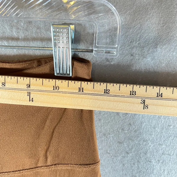 840 | Lululemon Groove Super-High-Rise Nulu Flared Pant Brown‎ Womens 4 - Image 3