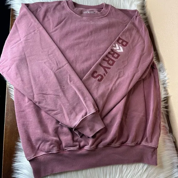 BARRY'S BERRY RED CREWNECK SWEATSHIRT – BARRY'S SHOP Size Large - Image 12