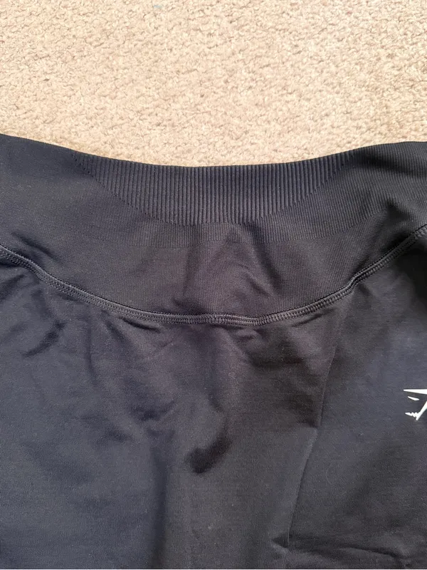 Gymshark Black‎ Seamless High Rise Biker Shorts Women’s Small - Image 8