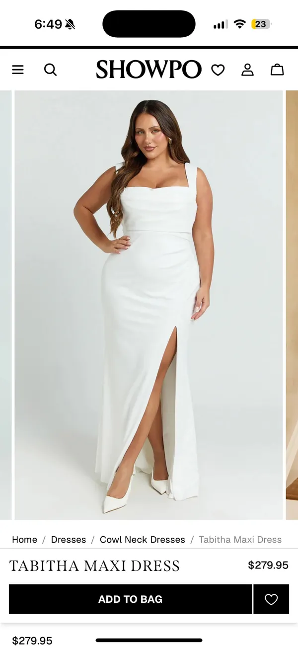 NWT Showpo Tabitha maxi dress size 10 - Image 2