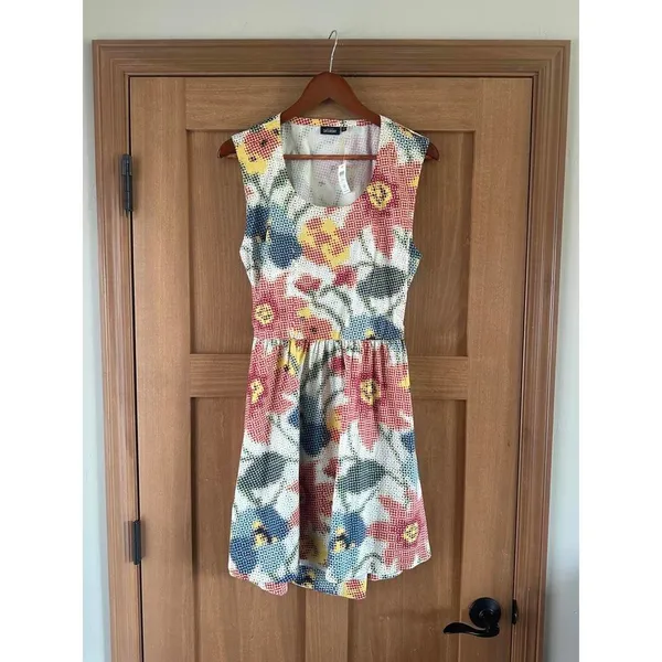 NWT Kate Spade Saturday Photo Floral Open Back A-line Mini Dress Women’s Medium​ - Image 3