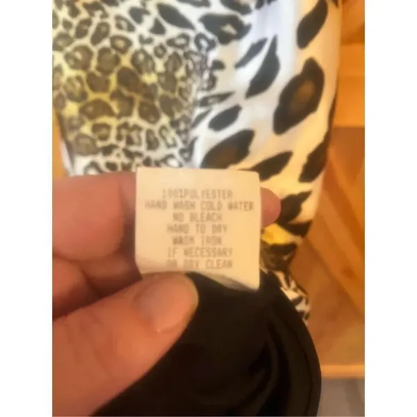 Rabbit Rabbit Rabbit Designs Cheetah Print Sleeveless Dress Size 8 (7170) - Image 2