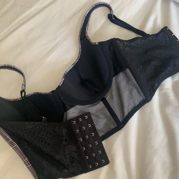 Victoria’s Secret Plaid Corset Top 34B - Image 9