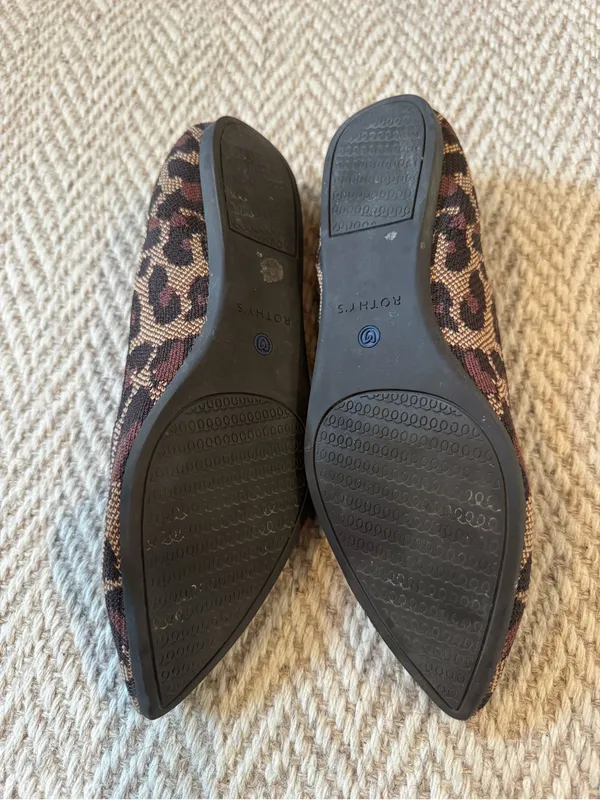 Rothy’s Wildcat Print The Point Flats | Size 8 - Image 4