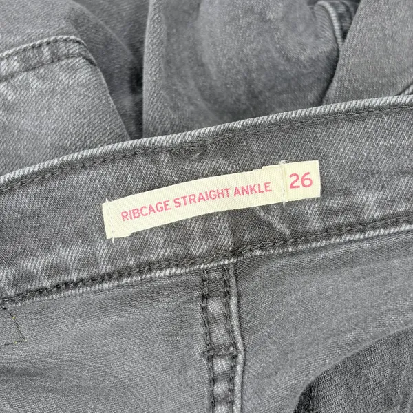 Levi’s Black Ribcage Straight Ankle Jeans - Image 5