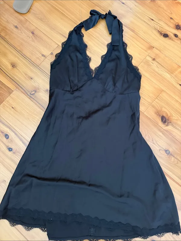 Lioness stars align mini dress in onyx large NWOT - Image 4