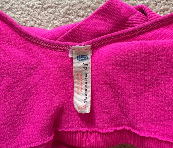 Free People Movement Pink Cropped Tank - Image 5