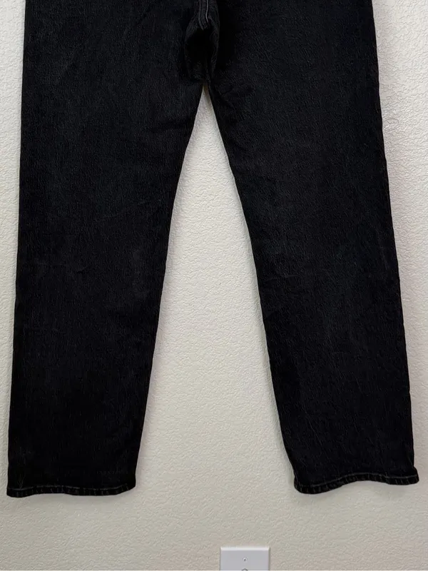 Madewell Black Curvy 90's Straight Women's Jeans, Size 29 - Image 9