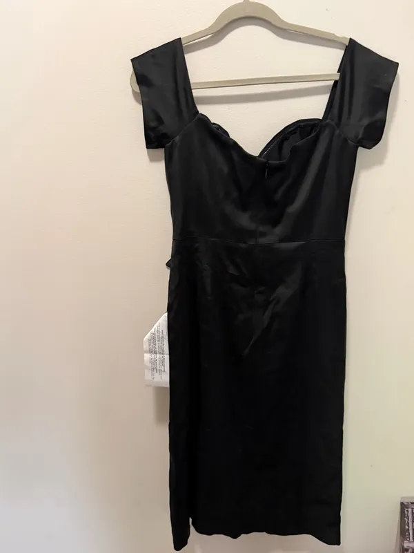 Dress the Population Alani Black off the shoulder Dress Cocktail Bodycon XL - Image 8