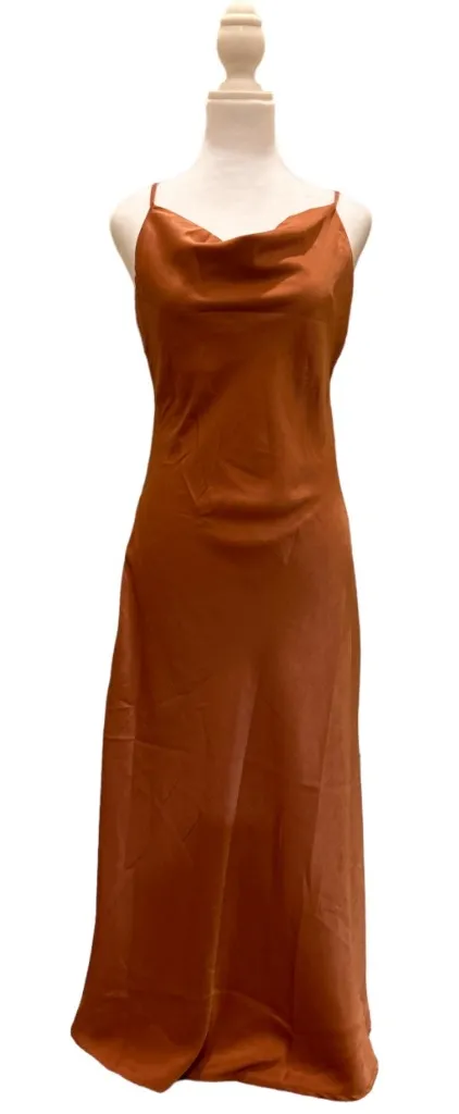 Thanth Women's Sleeveless Spaghetti Strap Satin Dress - Image 6