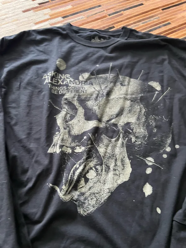 Asking Alexander long sleeve graphic Black Size L - Image 2