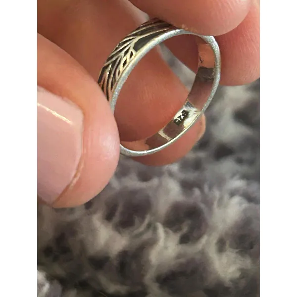 Z03 size 4.5 ring 925 sterling silver - Image 2
