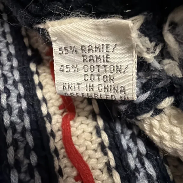 Vintage Marisa Christina Hand Knit Sweater Best Americana / Birds Women’s M - Image 4