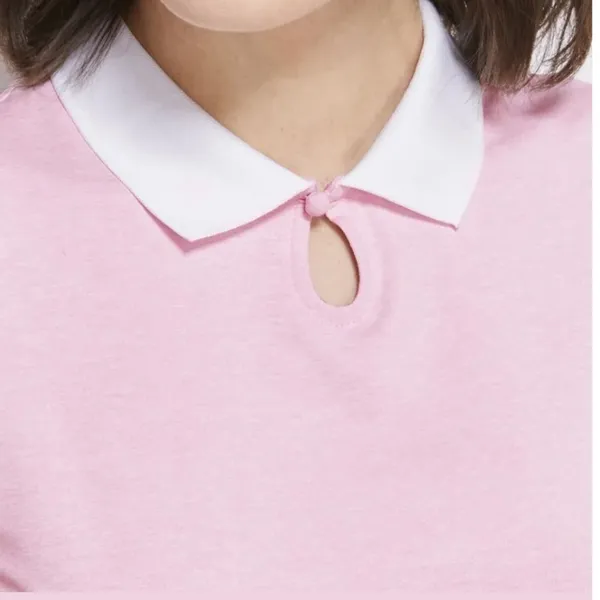 Vineyard Vines Palmero Sleeveless Keyhole Golf Polo Pink Cloud Heather Medium - Image 4