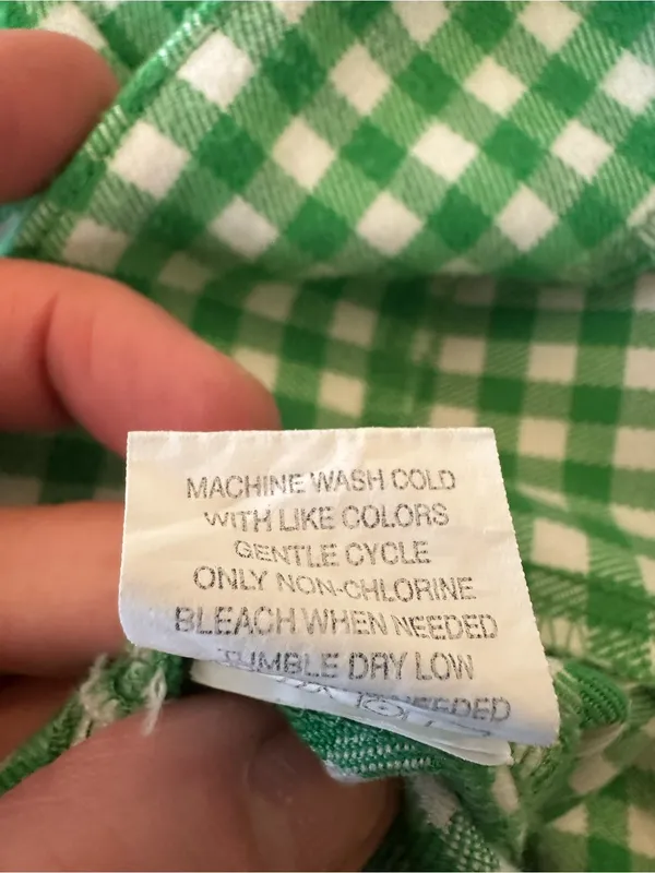 love on a hanger Green and White Gingham Mini Skirt - Image 7