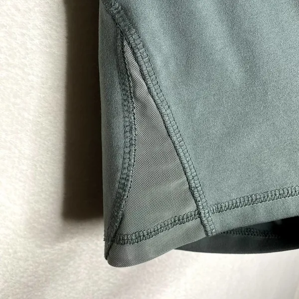 Balance Collection Athletic Workout Spandex Biker Shorts Gym Yoga Green Medium - Image 5