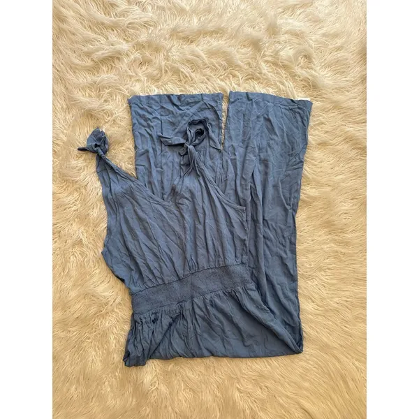 Cupshe Woven Shoulder Tie Wide Leg Jumpsuit Size XL - Image 8