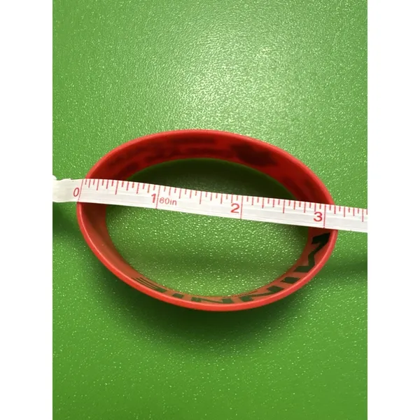 Keep Calm and Dream Big Minnie Bracelet Red Rubber Black - Image 2