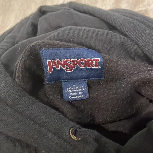 Park City Black Hooded Jansport Sweatshirt - Image 6