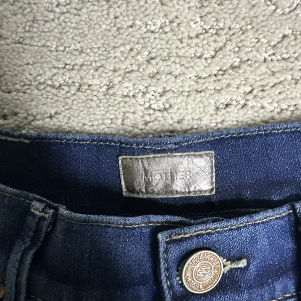 Women's MOTHER 25 The Muse‎ Bitten & Smitten Skinny Jeans Cropped - Image 6