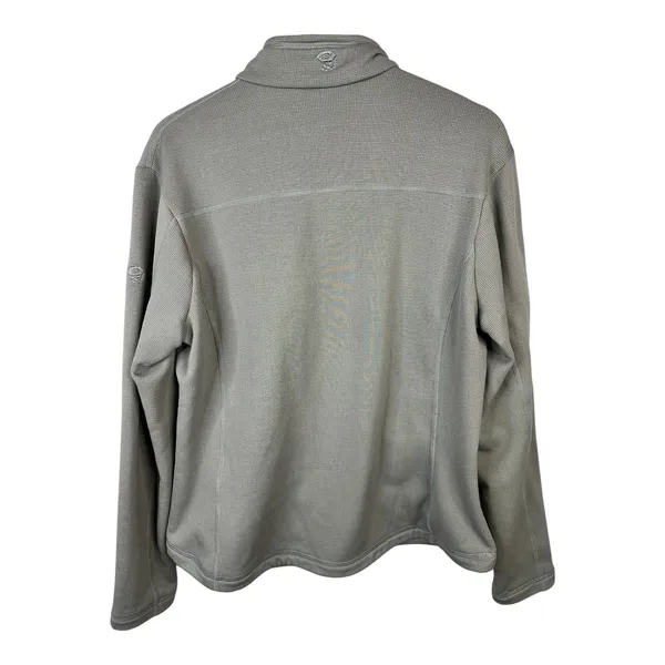 Mountain Hardwear Womens size Large Microchill Full Zip Up Jacket Gray Hiking - Image 2
