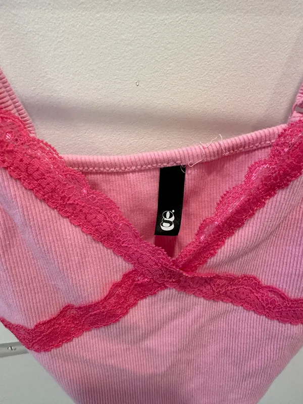 Garage Pink Crop Top - Image 3