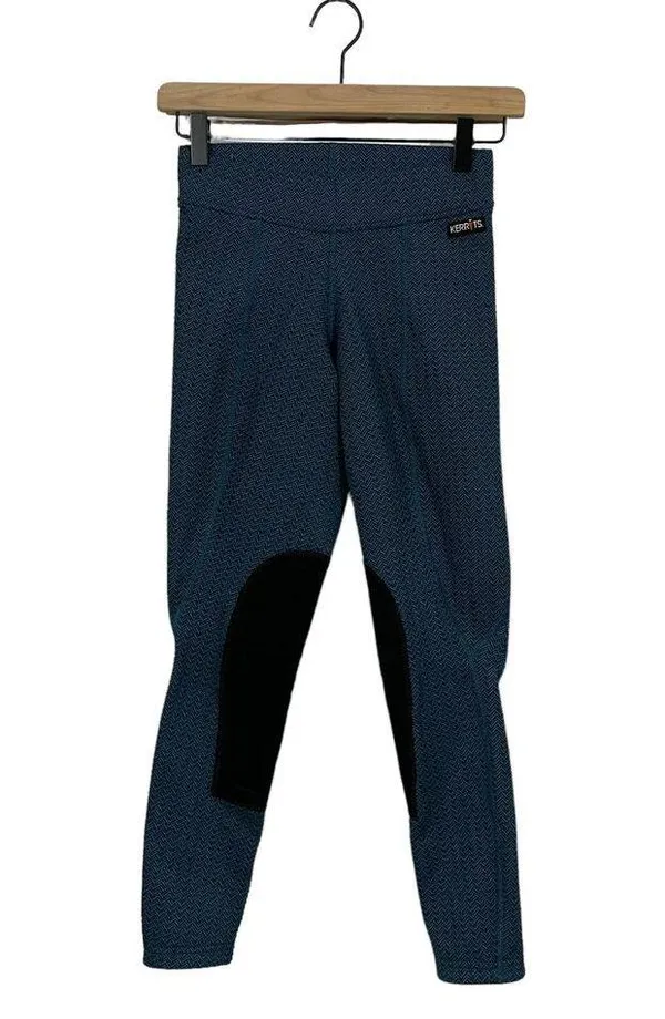 KERRITS Pull-on Equestrian Riding Pants - Arctic Herringbone - XS - Image 5