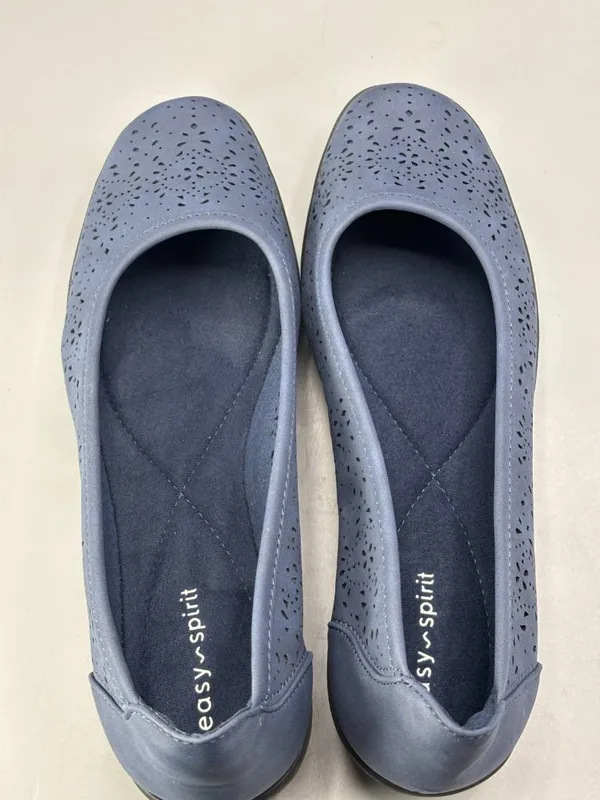 Easy Spirit Alessia 3 Ballet Flats Womens 8M Blue Work Travel Slip On Shoes - Image 5