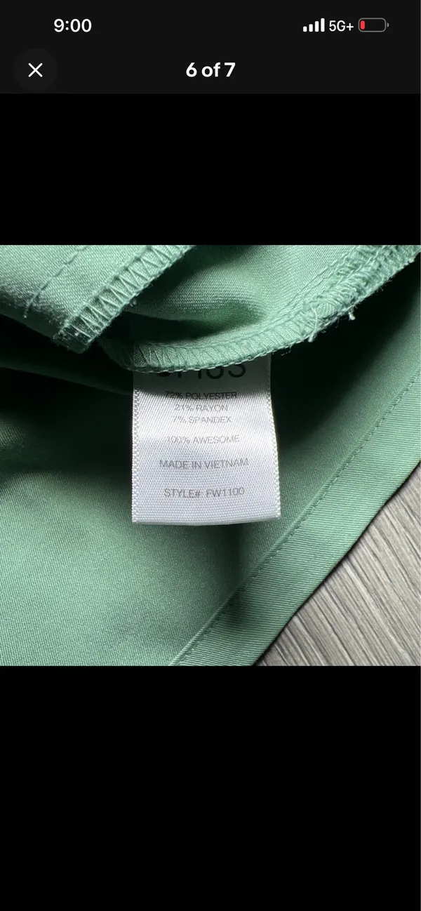 FIGS Scrub Top Jade Green - Image 6