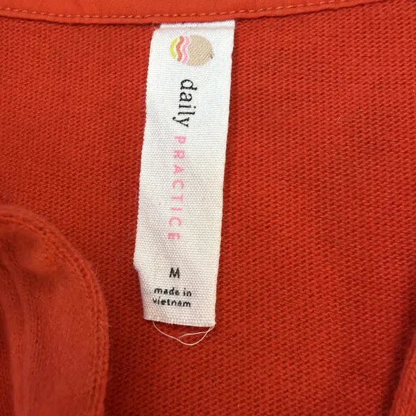 Daily Practice By Anthropologie Red Oversized Dress Size M - Image 3