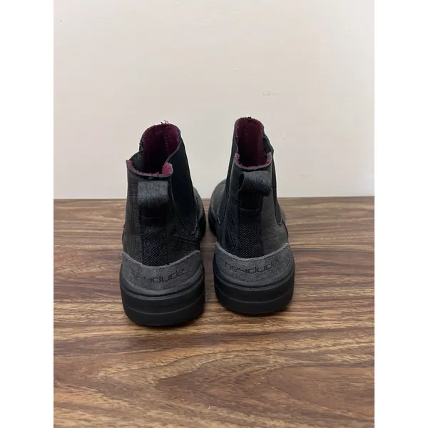 Hey Dude Vic Grip Black Textured Chelsea Ankle Boots Womens 7 UltraGrip 12206478 - Image 3