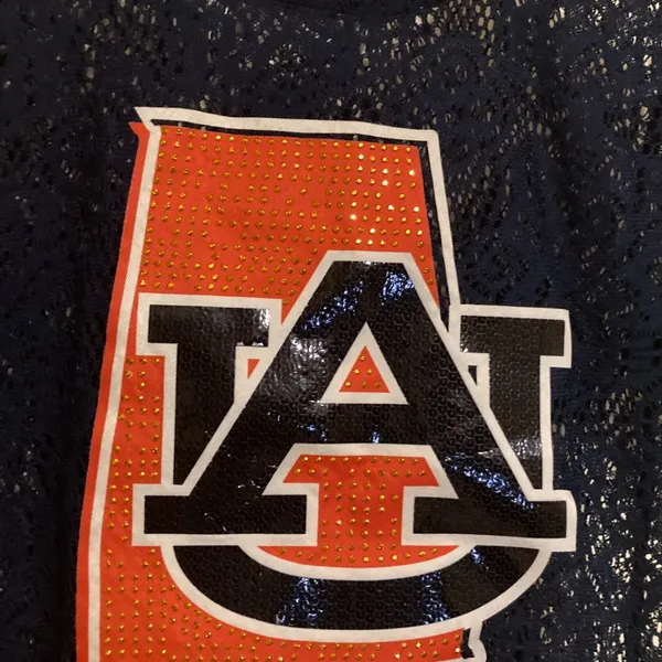 Auburn University Tigers Lace Top Gameday Couture Blue Women's Xtra Small XS - Image 2