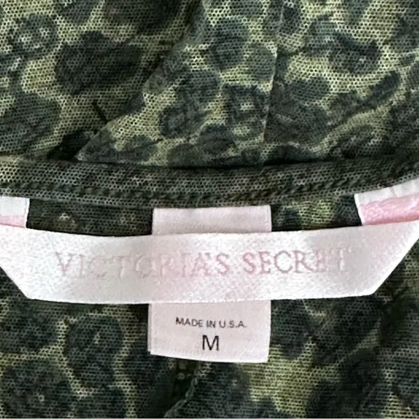 Victoria’s Secret Lingerie‎ Babydoll Green Cheetah Women Size Medium - Image 7