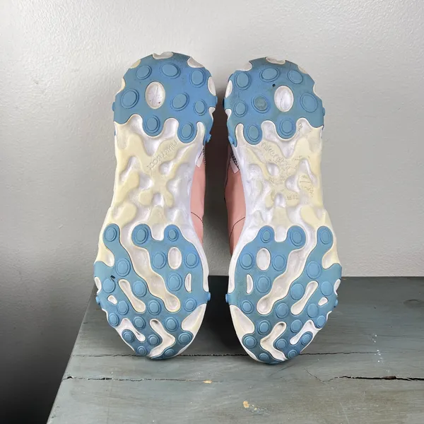 Nike React Element 55 Washed Coral Black Blue Womens Sneakers BQ2728-602 US 9 - Image 8