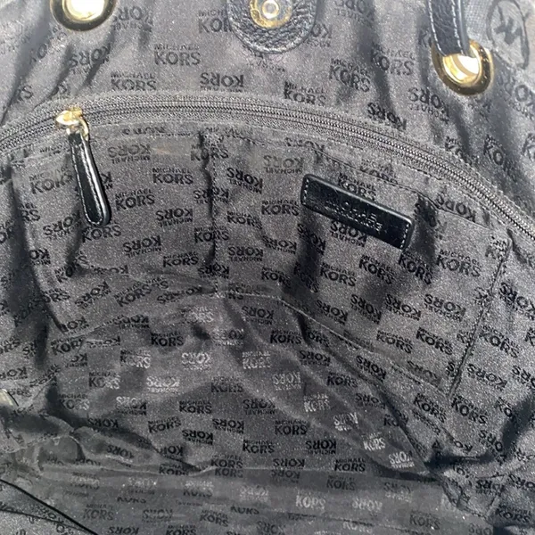Michael Kors black Signature Logo tote bag - Image 6