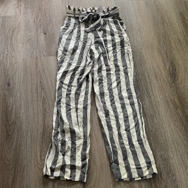 American Eagle Striped Pull On Pants Size XS - Image 2