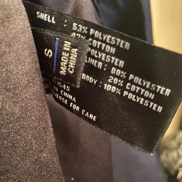 London Fog Black Trench Coat - Image 8