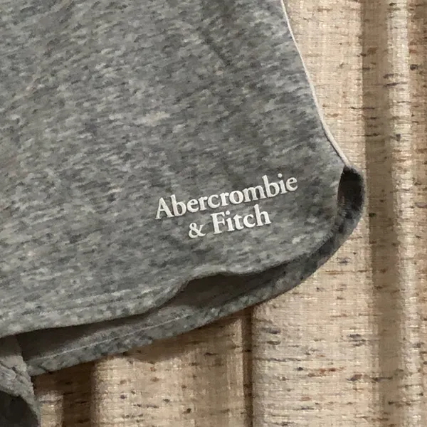 Abercrombie & Fitch Heather Gray Fleece Sweatshorts - Image 4