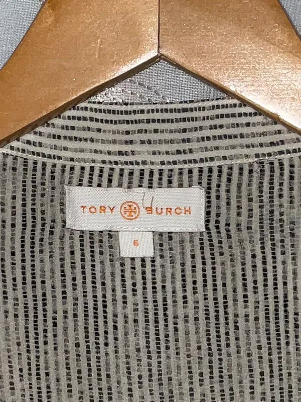 Tory Burch 100% Silk Ruffled Blouse - Image 2