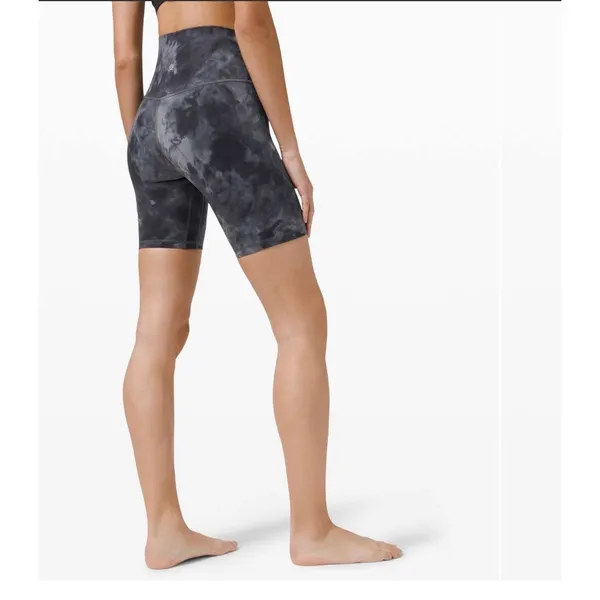 Lululemon Align Shorts‎ 8" Diamond Dye Pitch Grey Graphite Grey Size 0 - Image 3