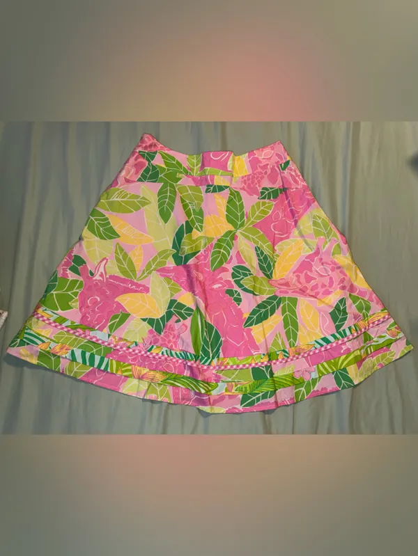 VINTAGE: Lilly Pulitzer Marla skirt - Image 2