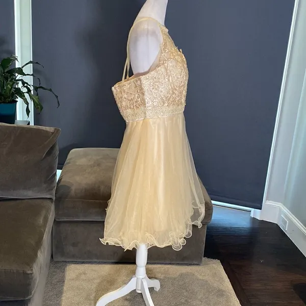 Women’s Sleeveless Short Prom Party Dress Size 14 NWT *READ DESCRIPTION - Image 3