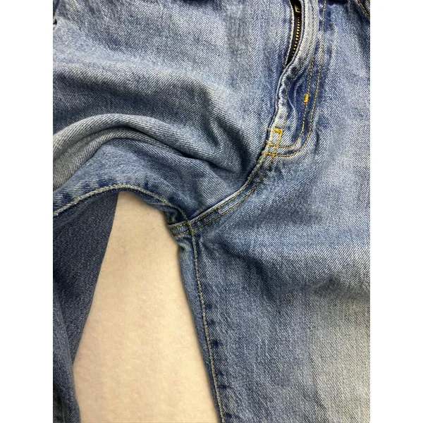 BDG Urban Outfitters High Rise Straight Leg Jeans‎ Medium Wash Blue Size 25 - Image 7