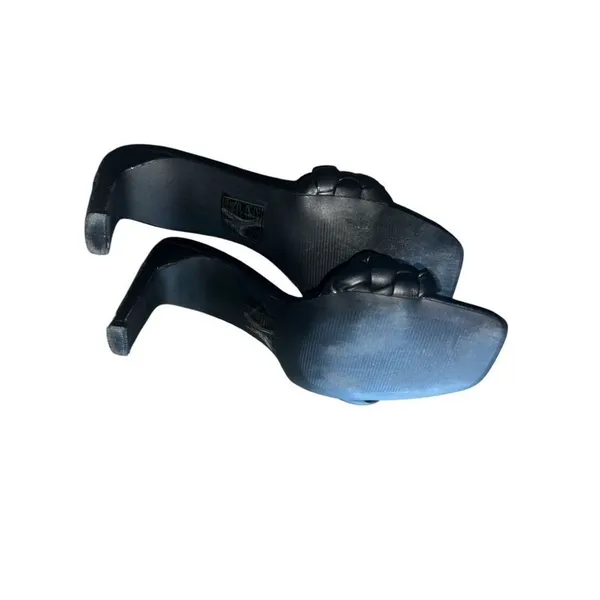 ✨Quipid Block Heel Braided Black Sz 10 Sandals✨ - Image 6