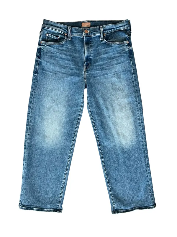 Mother Denim Women’s The Mid Rise Rambler Zip Ankle Jeans Out Of The Blue Sz 32 - Image 2