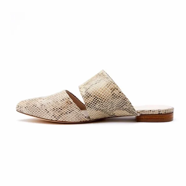 MATISSE | Berlin‎ Natural Snake Mules 7.5 $129 Tan - Image 2