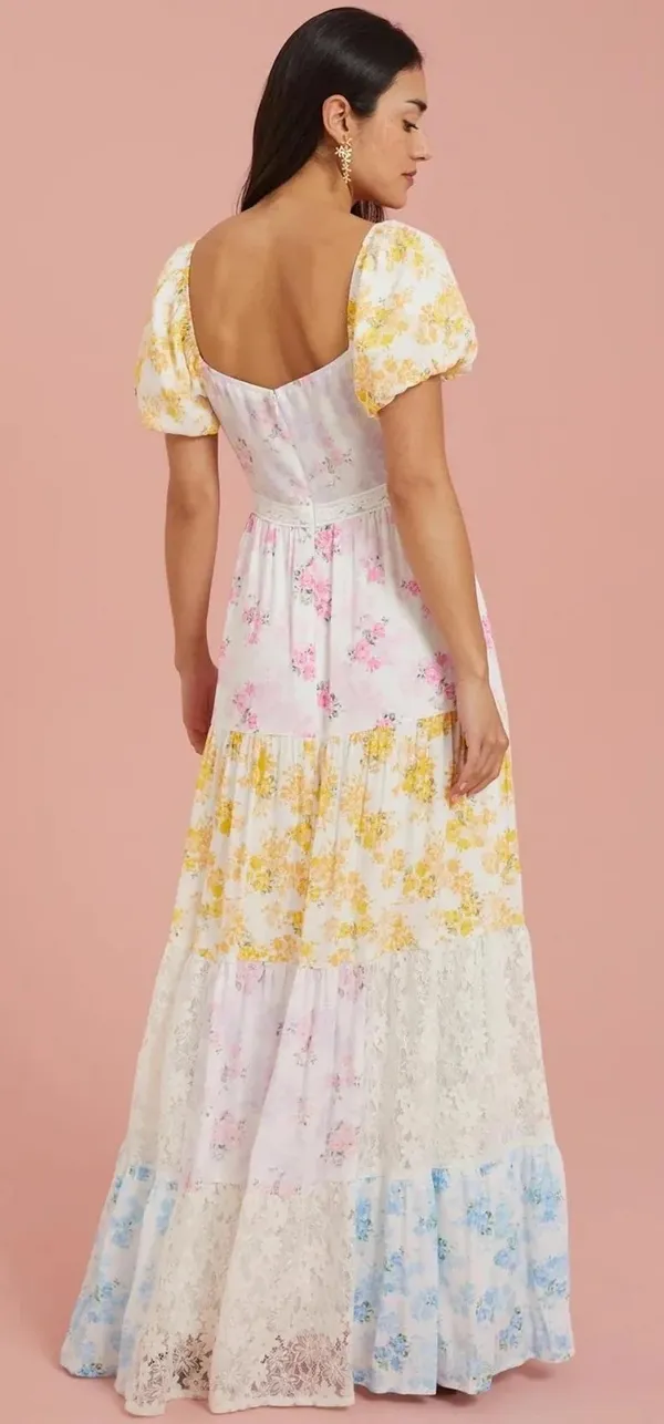 Darcey Patchwork Maxi Dress  - Image 3